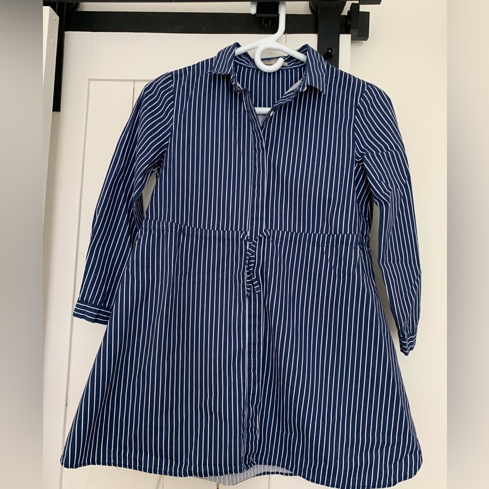 Zara Girls Striped Shirt Dress (9)
